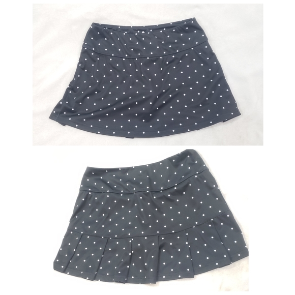 bolle Dresses & Skirts - 🌻Bolle Black White PolkaDot Athletic Tennis Skirt